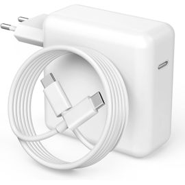 Chargeur Macbook 67w, Chargeur Mac Usb C Compatible Avec M1 M2 M3, Mac Book Air 2018-2021, Macbook Pro 13/14/15/16 Pouces, Ipad Pro, Lenovo, Xiaomi, Samsung, Acer, Asus, Hp (Câble De 2,0 M Inclus)