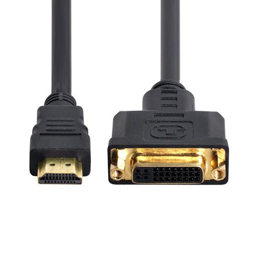 Chenyang CY Câble HDMI vers DVI Mâle vers Femelle (24+5) - Adaptateur 1080p pour Ordinateur Portable et HDTV