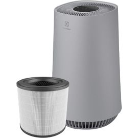 CHECARZHN--NO1-Flow A3, Purificateur D'Air, Jusqu'À 40 M2, Témoin De Qualité De L'Air, Ecran Tactile Lcd, Mode Nuit Silencieux 26Db, Léger Et Facile À Déplacer, Fa31-201Gy, Gris Clair