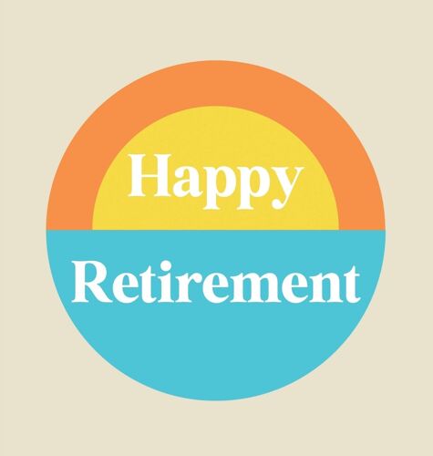 Happy Retirement Guest Book With Lined Pages (Hardback)