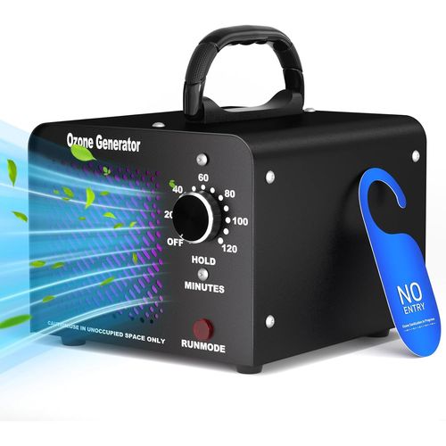 SUBZONAL-Générateur d'ozone 30 000 mg/h - Purificateur d'air industriel à l'ozone avec minuterie pour 300 m² - Élimine les odeurs pour voiture, appartement, fumée, animaux domestiques et cuisine
