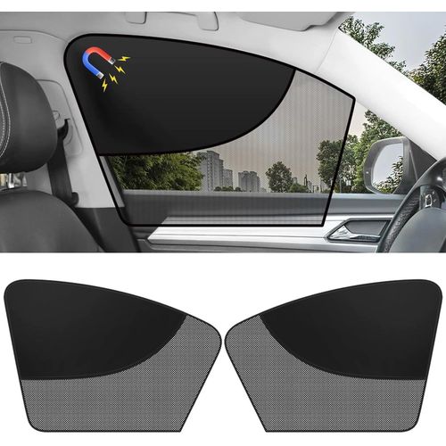 Kal-Pare Soleil Voiture Bébé,2 Pièces Bloquer Les Rayons Uv Anti Moustiquaire,Pare-Soleil Voiture Bébé,Pour Fenêtre Latérale De Voiture