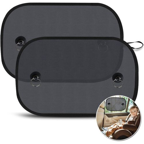 Bfs-Pare Soleil Voiture Bébé, Pare-Soleil Fenêtre De Voiture Pour Enfant, Filet De Protection Solaire Pour Voiture, Protection Uv/Chaleur, Sac De Rangement Fourni, 50 X 30cm (2 Pièces)