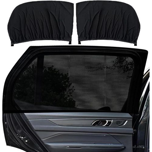 Kal-Pare Soleil Voiture Bébé, 2 Pièces Pare Soleil Voiture Bébé Et Animaux, Bloquer Les Rayons Uv, Taille Universelle Compatible Avec La Plupart Des Auto(Peut S'étend À 100 * 60 Cm)