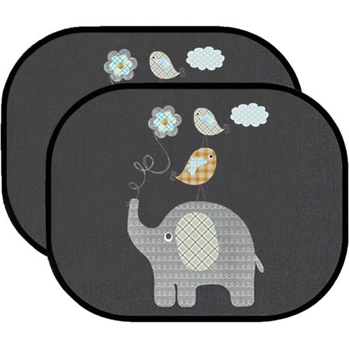 Bfs-2pcs Pare Soleil Voiture Bébé,Universel Pare-Soleil De Voiture Pour Enfants,Protection Uv,Cache Soleil Pour Fenêtre Voiture Bebeauto Adhésifs, 8 Ventouses, Sac Rangement, 47 X 30 Cm