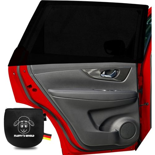 Kal-Pare Soleil Voiture Bébé ¿ Certifié Upf+ ¿ Protection Uv Certifiée ¿ Cache Soleil Voiture Bebe ¿ Nylon De Haute Qualité ¿ Bloquer Les Rayons Uv¿Pare Soleil Voiture Arriere ¿Pare Soleil Voiture Ar