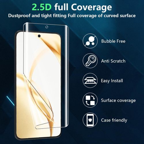 Trahoo-[3+3 Pièces] Protection D'écran Pour Honor 200 5g, Hd Souple Tpu Film Et Verre Trempé Protecteur D'objectif Caméra, Anti-Rayures, Protection Écran Flexible Pour Honor 200 5g