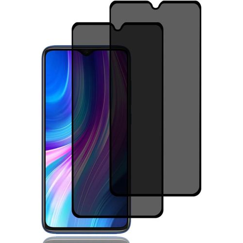 Sskal-Verre Trempé Anti-Espion Pour Xiaomi Redmi Note 8 Pro [2 Pièces],Protection D'écran Anti-Espion,Protecteur D'écran De Confidentialité,9h Dureté,Anti-Rayures,Film De Protection Écran