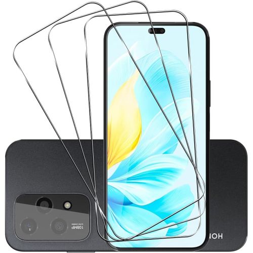 CAUC-Verre trempé Compatible avec Honor 200 Lite 5G Protection Ecran, 3 Pièces 9H Dureté Protection écran pour Honor 200 Lite 5G, Anti Rayures HD Vitre Protection pour Honor 200 Lite 5G
