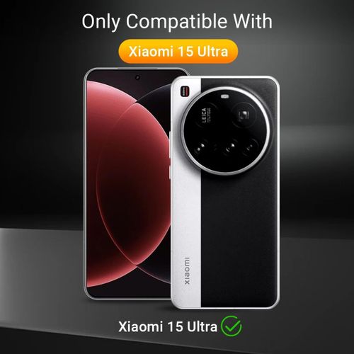 Trahoo-Verre Trempé Pour Xiaomi 15 Ultra Protection Ecran 2 Pièces + Caméra Protecteur 2 Pièces, Haut Définition, Dureté 9h,Sans Bulle, Anti-Rayures Protection Écran Pour Xiaomi 15 Ultra