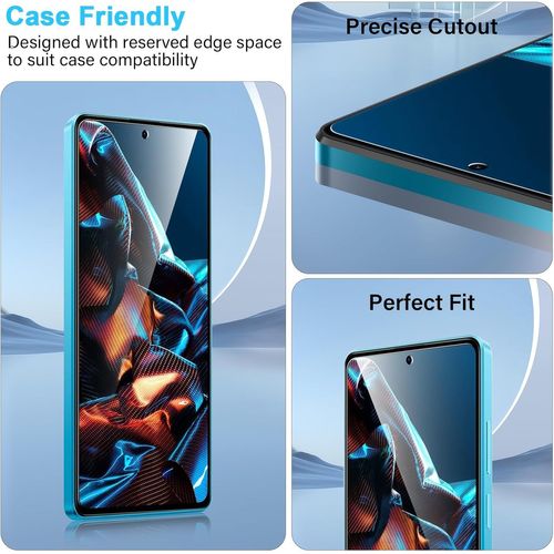 Lot De 3,Verre Trempé Xiaomi Redmi Note 12 4g/Note 12 5g/Xiaomi Poco X5 Pro 6.67"",Dureté 9h,Protecteur D'écran Uhd 0,33 Mm Pour Xiaomi Redmi Note 12,Résistant À L'usure Et Sans Bulles