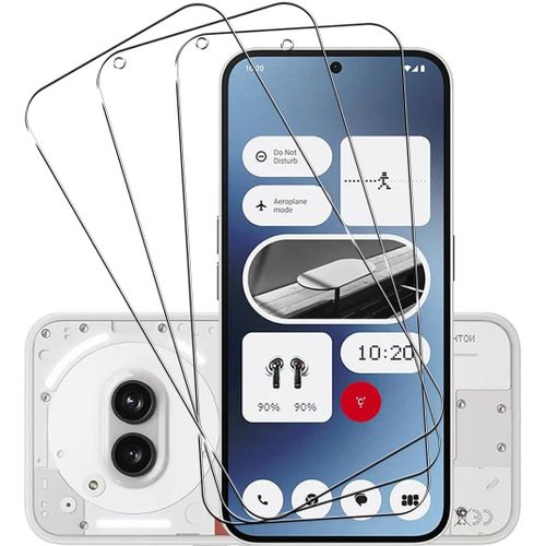 Lot De 3 Verres Trempés Pour Nothing Phone 2a ¿ Protection Écran 9h Anti-Rayures, Film Hd Transparent