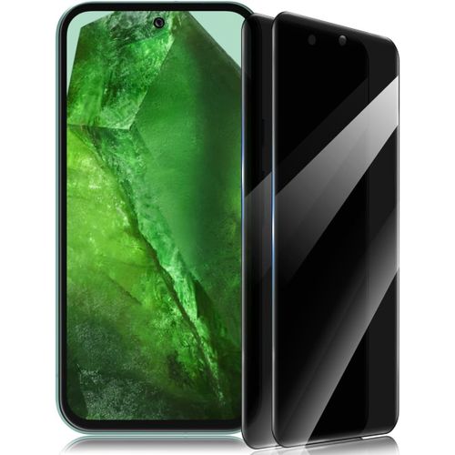CAUC-2 Pièces Verre Trempé Anti Espion pour Google Pixel 8a Protection d'écran, Dureté 9H Glass Anti Rayures - Confidentialité Protection en Écran, film Verre protection Google Pixel 8a