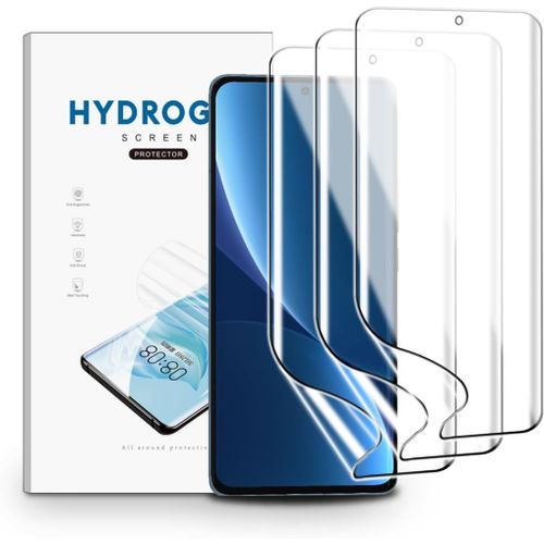 Kal-Film Hydrogel Pour Xiaomi 12 Pro /12s Pro /12s Ultra, 3 Pièces Tpu Film Protection Écran Hd Clair Doux Transparent Film De Protection D'écran