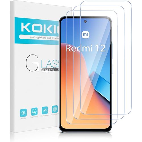 Pack Of 3 Tempered Glass Screen Protectors For Xiaomi 12 6.79 Inches, 9h Hardness, Ultra Clear, Anti-Scratch, Easy To Install