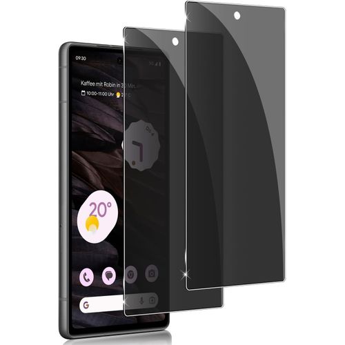 Protecteur D'écran Vie Privée Pour Google Pixel 7a - Verre Trempé Anti-Espion Pack 2, Anti-Rayures Hd