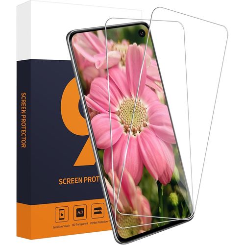 HSHI-2 Pièces Verre Trempé Samsung Galaxy S10E,9H Dureté Protection Écran,Sensible Au Toucher,Dureté 9H,Bords Incurvés 2,5D,Haute Sensibilité,Ultra Hd Samsung S10E Vitre Protection