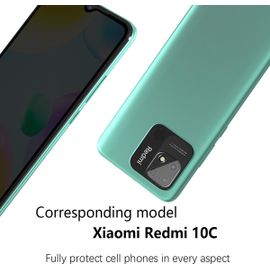 Trahoo-Verre Trempé Protection Écran Pour Xiaomi Redmi 10c, Anti-Espion 1 Pièce + Caméra Arrière Protecteur 1 Pièce, 9h Dureté