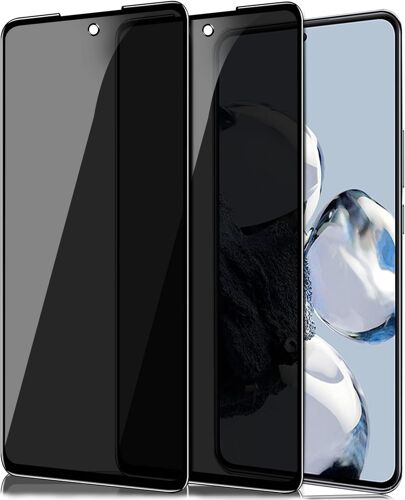 Anti-Espion Verre Trempé Pour Xiaomi 14T/ 14T Pro, [2 Pièces] Anti-Spy Privacy Film Protection Vitre 3D Couverture Complète 9H Ultra Résistant Écran Privé Protecteur