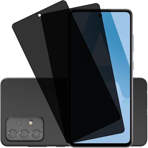 Kal-Lot De 2 Verre Trempé Pour Samsung Galaxy A52/A52s 5g Anti-Espion Film De Protection D'écran,Dureté 9h, Anti-Rayures,Sans Bulles,Anti-Spy Privacy Protecteur Vitre