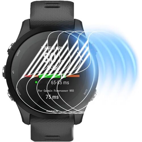 Kal-Film Hydrogel Pour Garmin Forerunner 955/955 Solar, 6 Pièces Films De Protection D'écran Tpu Transparent Hd Souple En Tpu Film De Protection D'écran Anti-Traces De Doigts
