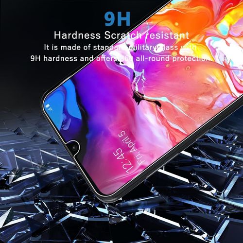 Verre Trempé Compatible Avec Samsung Galaxy A70 Protection Ecran, 3 Pièces 9h Dureté Protection Écran Pour Samsung Galaxy A70, Anti Rayures Hd Vitre Protection Pour Samsung Galaxy A70
