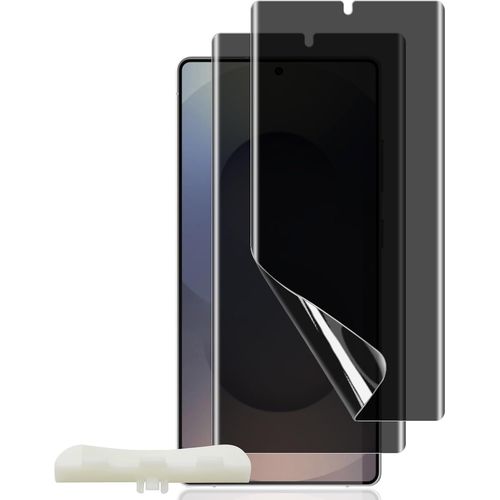 Protection Écran Anti-Espion Pour Samsung Galaxy S25 Ultra 5G, Protection D'Écran À Couverture, [2 Pièces] Anti-Spy Non-Verre, Film Tpu Privacy Flexible Pour Samsung Galaxy S25 Ultra 5G