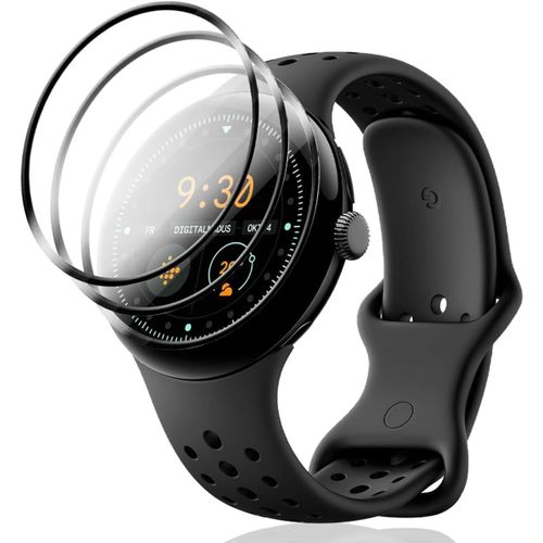 Protection Décran Pour Google Pixel Watch3 41mm Protection [3 Pièces],[Non Verre Trempé] Dureté/Anti-Rayures/Sans Bulles Film Pour Google Pixel Watch3 41mm Protection