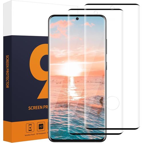 Kal-2 Pièces Verre Trempé Pour Samsung Galaxy S21 Ultra 5g, Hd Vitre Protection Pour Samsung Galaxy S21 Ultra Protection En Écran, Sans Bulles Haute Sensibilité S21 Ultra 5g Protection Écran