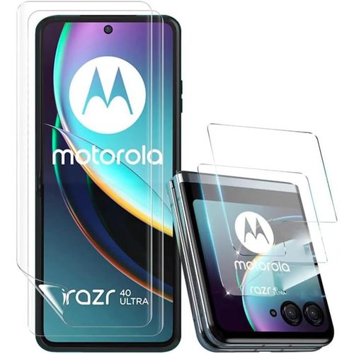 [2 pièces Transparent Protection Ecran pour iPhone 13/ iPhone 13 Pro/iPhone 14 / iPhone 16e, HD Hydrogel TPU Souple Film Protecteur [Anti Rayures][Anti-huile][Pas Facile à Casser]