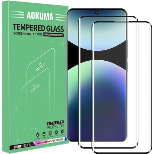 Xiaomi Redmi Note 14 Pro Plus 5g 3d Verre Trempé, [Lot De 2]3d Verre Trempé Redmi Note 14 Pro+[0.26mm][Extrêmement Résistant Aux Rayures][Haute Définition][Facile À Installer]Protections D'écran