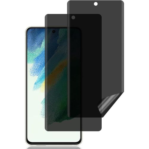 KAL-Protection D'Écran Anti-Espion Pour Samsung Galaxy S21 Fe 5G [2 Pièces],Anti-Spy Protège Écran,Privacy Film En Tpu Flexible,Sans Bulles,Privacy Protection Protecteur Écran Pour Samsung Galaxy S21