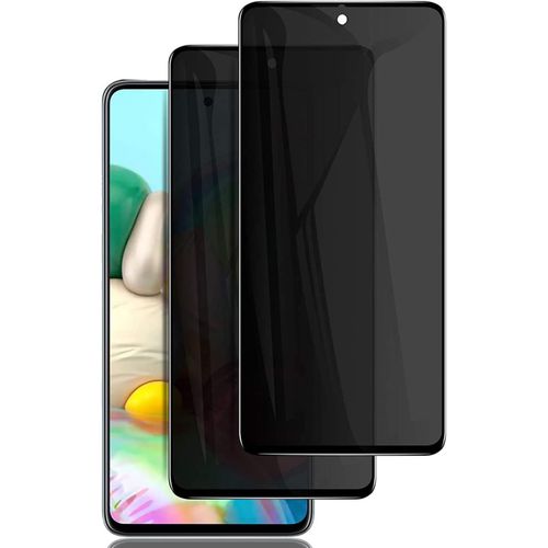 Sjzg-Verre Trempé Pour Samsung Galaxy A71, [[2 Pièces]] Anti Espion Film De Protection Écran, [Anti-Peeping Anti-Spy] Ultra Résistant Anti Rayures Indice Dureté 9h Glass