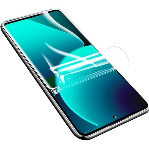 [2 pièces Transparent Protection Ecran pour iPhone 13/ iPhone 13 Pro/iPhone 14 / iPhone 16e, HD Hydrogel TPU Souple Film Protecteur [Anti Rayures][Anti-huile][Pas Facile à Casser]