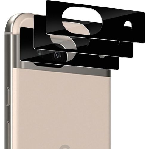 CAUC-Verre Trempé Pour Google Pixel 8A, Google Pixel 8A d'objectif Arrière Protecteur 3 Pièces 9H Dureté sans Bulles Caméra Arrière Protecteur Pour Google Pixel 8A Protection Décran