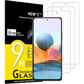Kal-Lot De 3, Verre Trempé Pour Xiaomi Redmi Note 10 Pro, 10 Pro Max 4g, Film Protection Écran -Anti Rayures -Sans Bulles D'air -Ultra Résistant (0,33mm Hd Ultra Transparent) Dureté 9h Glass