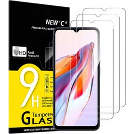 Sjzg-Lot De 3, Verre Trempé Pour Xiaomi Redmi 12c, Xiaomi Redmi 10c, Film Protection Écran - Anti Rayures - Sans Bulles D'air -Ultra Résistant (0,33mm Hd Ultra Transparent) Dureté 9h Glass