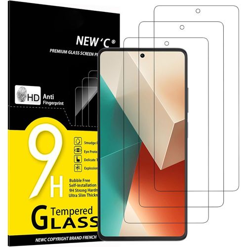 Kal-Lot De 3, Verre Trempé Pour Xiaomi Redmi Note 13 5g/4g Protection Efficace Contre Les Rayures -Sans Bulles -Ultra Résistant (0,33mm Hd Ultra Transparent) Dureté 9h Glass
