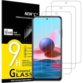 Pack Of 3 Tempered Glass Screen Protector For Xiaomi Redmi Note 10, Note 10 5g, Xiaomi Poco M5s, Scratch-Resistant ¿ Ultra Resistant (0.33 Mm Hd Ultra Transparent) 9h Hardness Glass