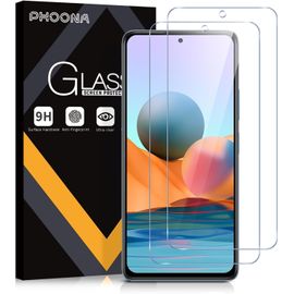 Kal-2 Pièces Verre Trempé Pour Xiaomi Redmi Note 10 Pro / 10 Pro Max,Film Protection Écran Pour Redmi Note 10 Pro,Anti Rayures, Dureté 9h Glass, Sans Bulles D'air, Ultra Hd Transparent