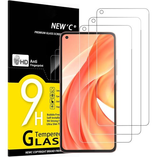 Pack Of 3 Tempered Glass Screen Protector Film For Xiaomi Mi 11 Lite/Mi 11 Lite 5g ¿ Scratch-Resistant ¿ Bubble-Free ¿ Ultra Resistant (0.33 Mm Hd Ultra Transparent) 9h Hardness Glass