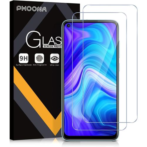 Kal-Verre Trempé Pour Xiaomi Redmi Note 9, Lot De 2 Redmi Note 9 Verre Trempé Protections D'écran, Dureté 9h Glass, Anti Rayures, Sans Bulles, Haute Définition(6,53 Pouces)