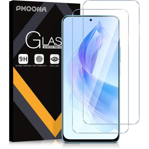 Pack Of 2 Tempered Glass Screen Protectors For Honor 90 Lite 5g, 9h Hardness, Ultra Clear, Anti-Scratch, Easy To Install (6.7 Inches)