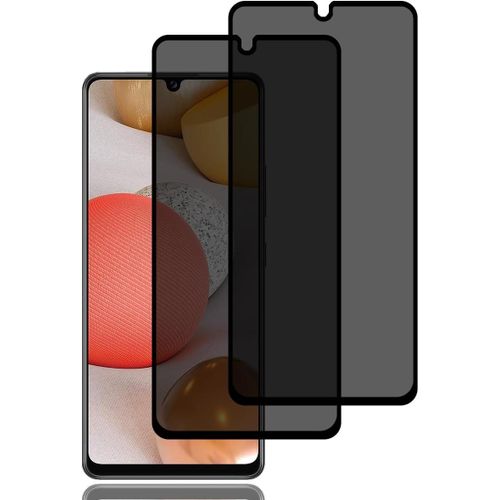 Kal-Verre Trempé Anti-Espion Pour Samsung Galaxy A42 5g [2 Pièces], Protection D'écran Anti-Espion, Protecteur D'écran De Confidentialité, 9h Dureté, Anti-Rayures, Film De Protection Écran Pour Galax