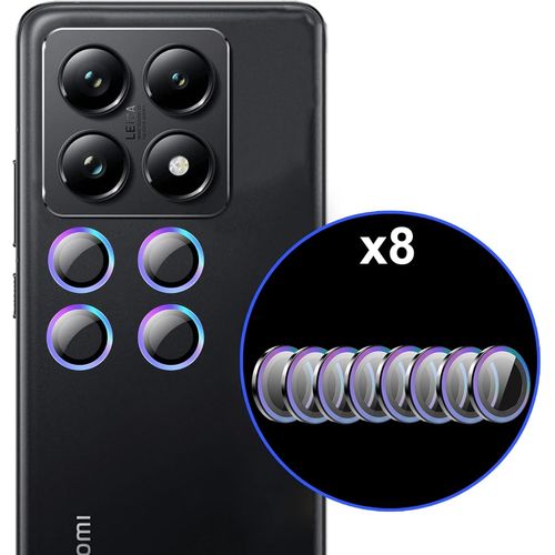 Lot De 2 Protections D'appareil Photo Pour Xiaomi 14t Pro, Protection D'écran Individuelle En Verre Trempé Pour Xiaomi 14t Pro [Hd Clear] [Multicolore]