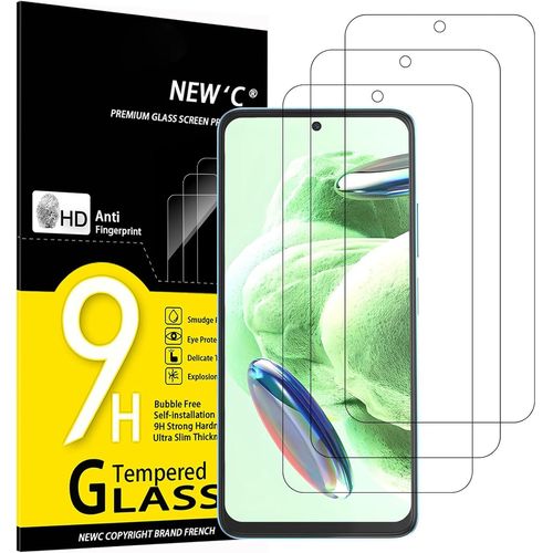 Lot De 3, Verre Trempé Pour Xiaomi Redmi Note 12 5g /4g, Film Protection Écran Efficace Contre Les Rayures - Sans Bulles - Ultra Résistant (0,33mm Hd Ultra Transparent) Dureté 9h Glass