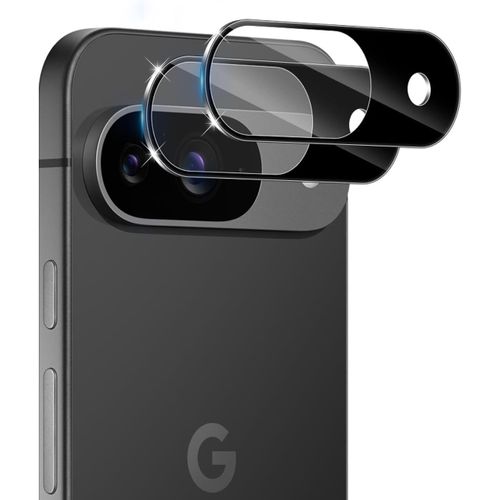 Pour Google Pixel 9 Protection Caméra, 2 Pièces 9h Dureté Ultra Hd Film Verre Trempé, Sans Bulle Anti-Rayures Ultra Résistant Film Caméra Protection Écran - Noir