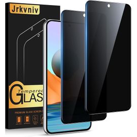Kal-Verre Trempé Pour Xiaomi Redmi Note 10 Pro 4g Anti Espion,Anti Spy Dureté 9h Vitre Film De Protection Écran Anti-Rayures Sans Bulles Privacy Confidentialité Transparent Hd Protecteur,2 Pièces