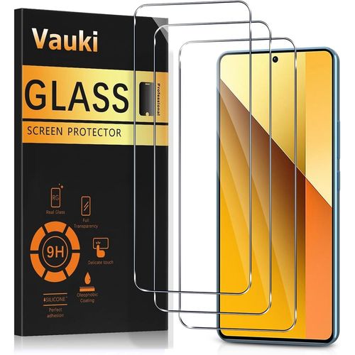 3 Pièces Verre Trempé Pour Xiaomi Redmi Note 13 5g/4g, Ultra Résistant Film Protection Écran, Hd Ultra Transparent, Sans Bulles, Dureté 9h Glass, Vitre Protecteur 6,67"", Clear[Tre911501]