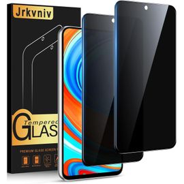 CAUC-Verre Trempé pour Xiaomi Redmi Note 9 Pro/9 Pro Max/9S 4G Anti Espion,Anti Spy Dureté 9H Vitre Film de Protection écran Anti-Rayures Sans Bulles Privacy Transparent HD Protecteur,2 Pièces